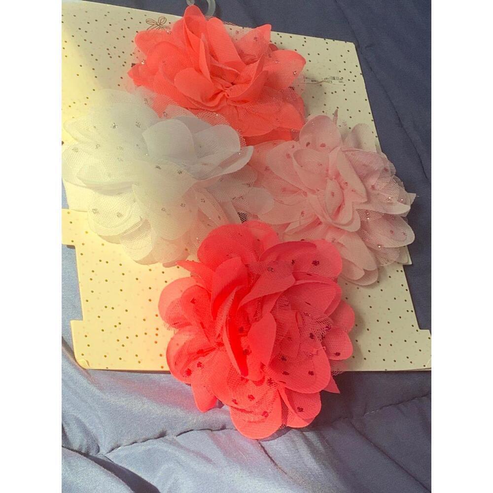 4 piece Girls Hair Bow Set New and Unused​​ - Picture 3 of 3